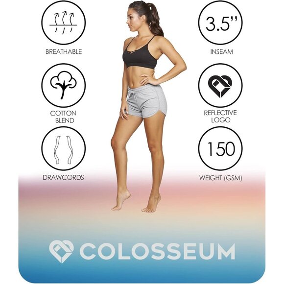 Women's Simone Cotton Blend Yoga and Running Short - Picture 5 of 8